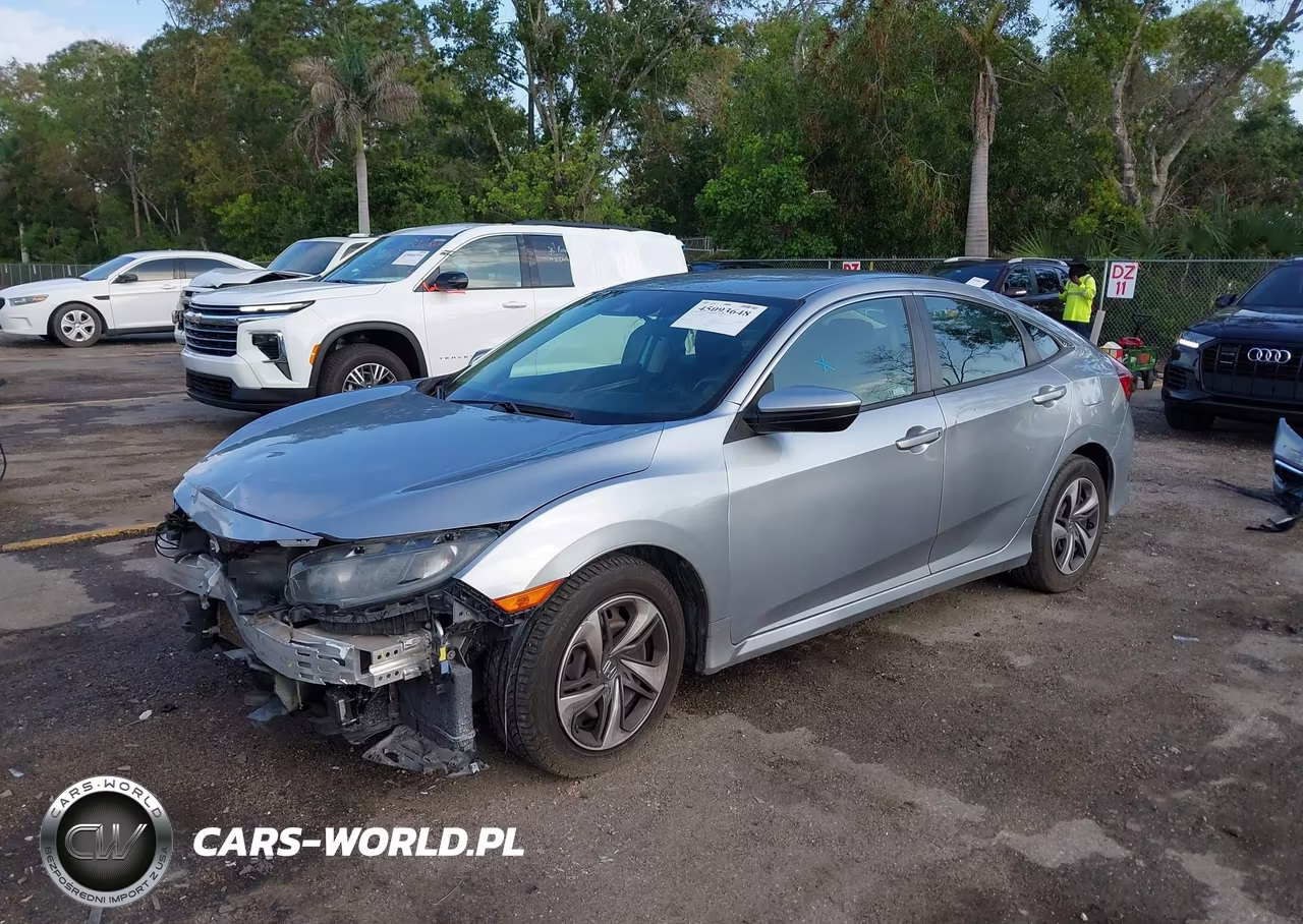 2019 Honda Civic Lx VIN:19XFC2F63KE212572 - 2