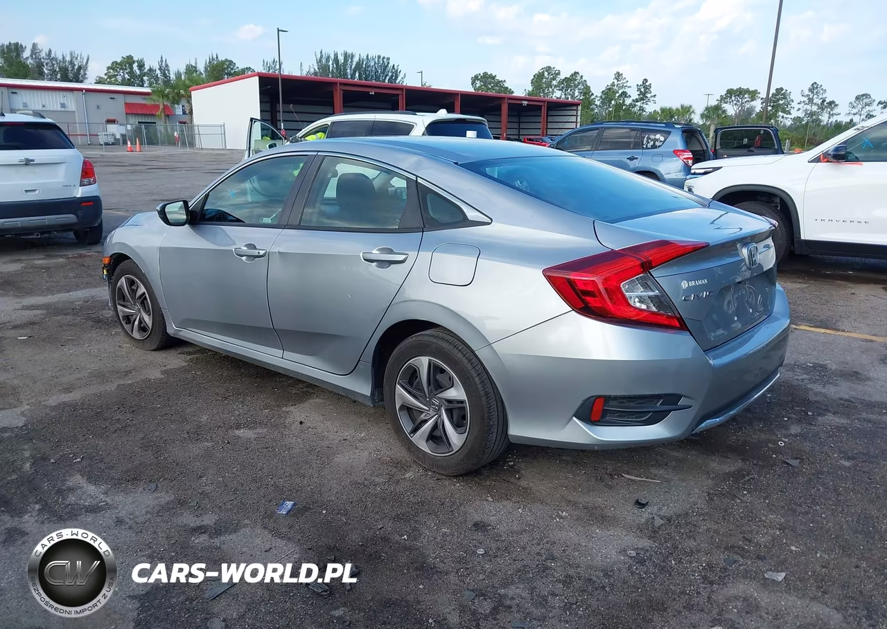 2019 Honda Civic Lx VIN:19XFC2F63KE212572 - 3