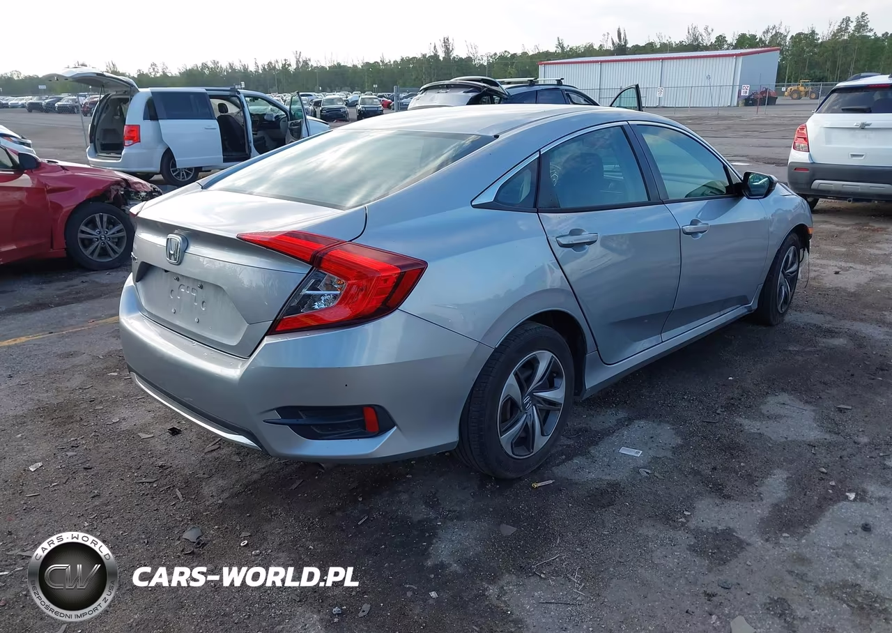 2019 Honda Civic Lx VIN:19XFC2F63KE212572 - 4