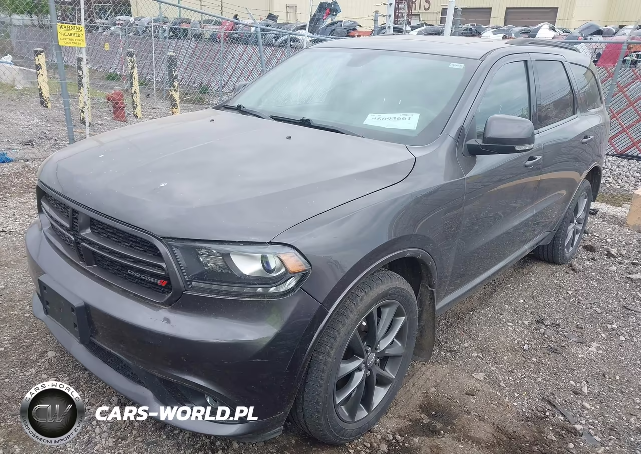 2017 Dodge Durango Gt Awd VIN:1C4RDJDG9HC953759 - 2