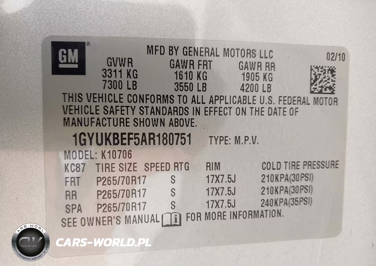 2010 Cadillac Escalade Luxury VIN:1GYUKBEF5AR180751 - 9