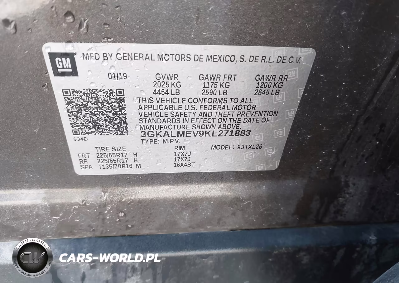 2019 GMC Terrain Sle VIN:3GKALMEV9KL271883 - 9
