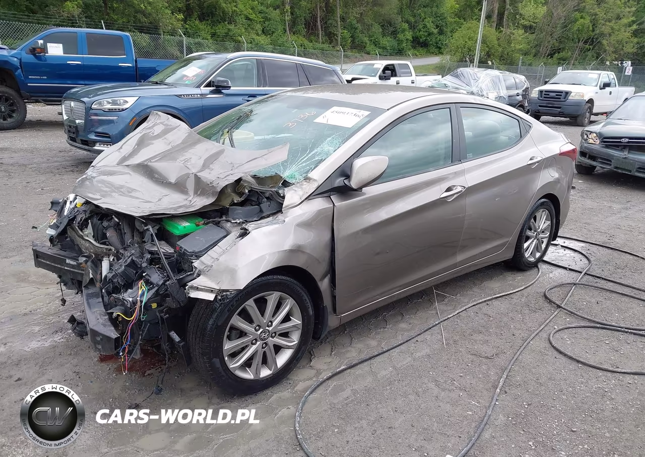 2016 Hyundai Elantra Se VIN:5NPDH4AE2GH655172 - 2