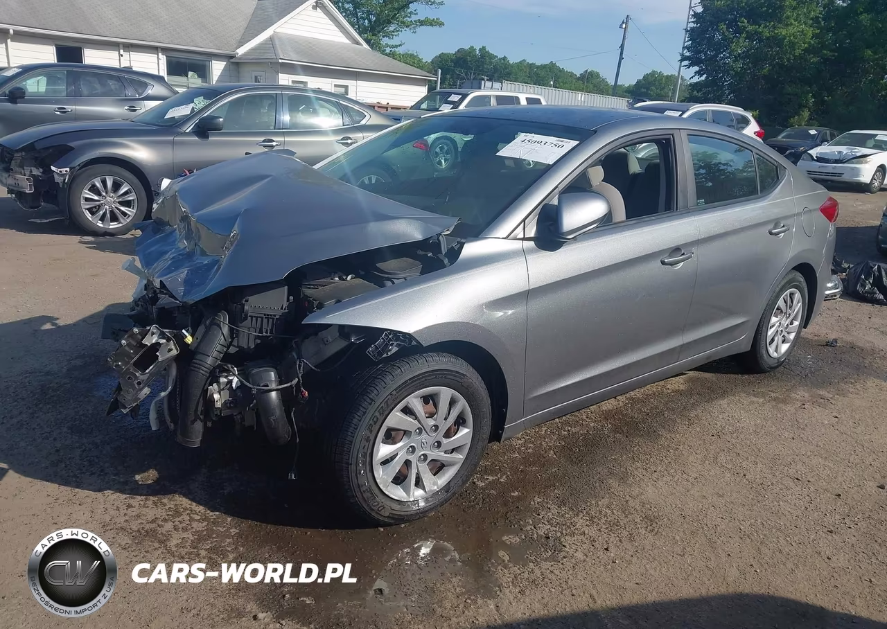 2018 Hyundai Elantra Se VIN:KMHD74LF4JU594344 - 2