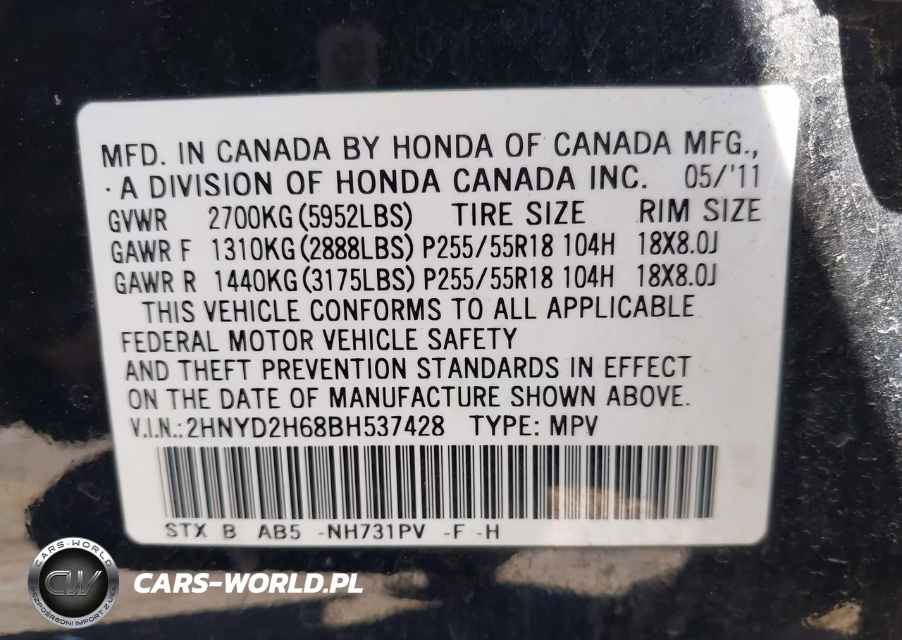 2011 Acura Mdx Technology Package VIN:2HNYD2H68BH537428 - 9