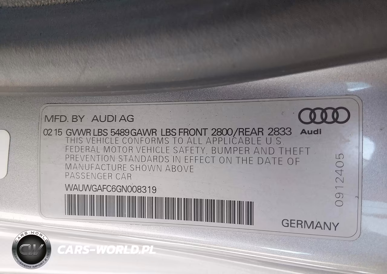 2016 Audi A7 3.0T Premium Plus VIN:WAUWGAFC6GN008319 - 9