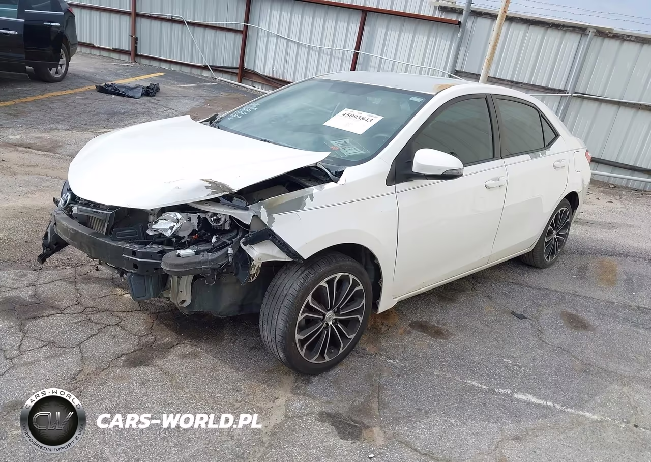 2015 Toyota Corolla S Plus VIN:5YFBURHEXFP257554 - 2