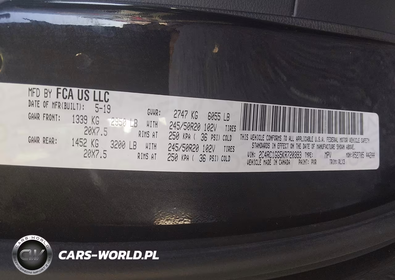 2019 Chrysler Pacifica Limited VIN:2C4RC1GG5KR720393 - 9