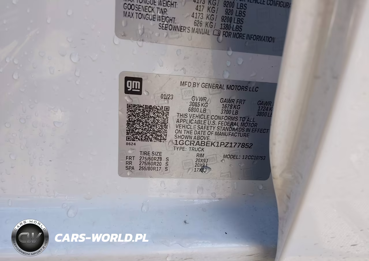 2023 Chevrolet Silverado 1500 2Wd Standard Bed Custom VIN:1GCRABEK1PZ177852 - 9