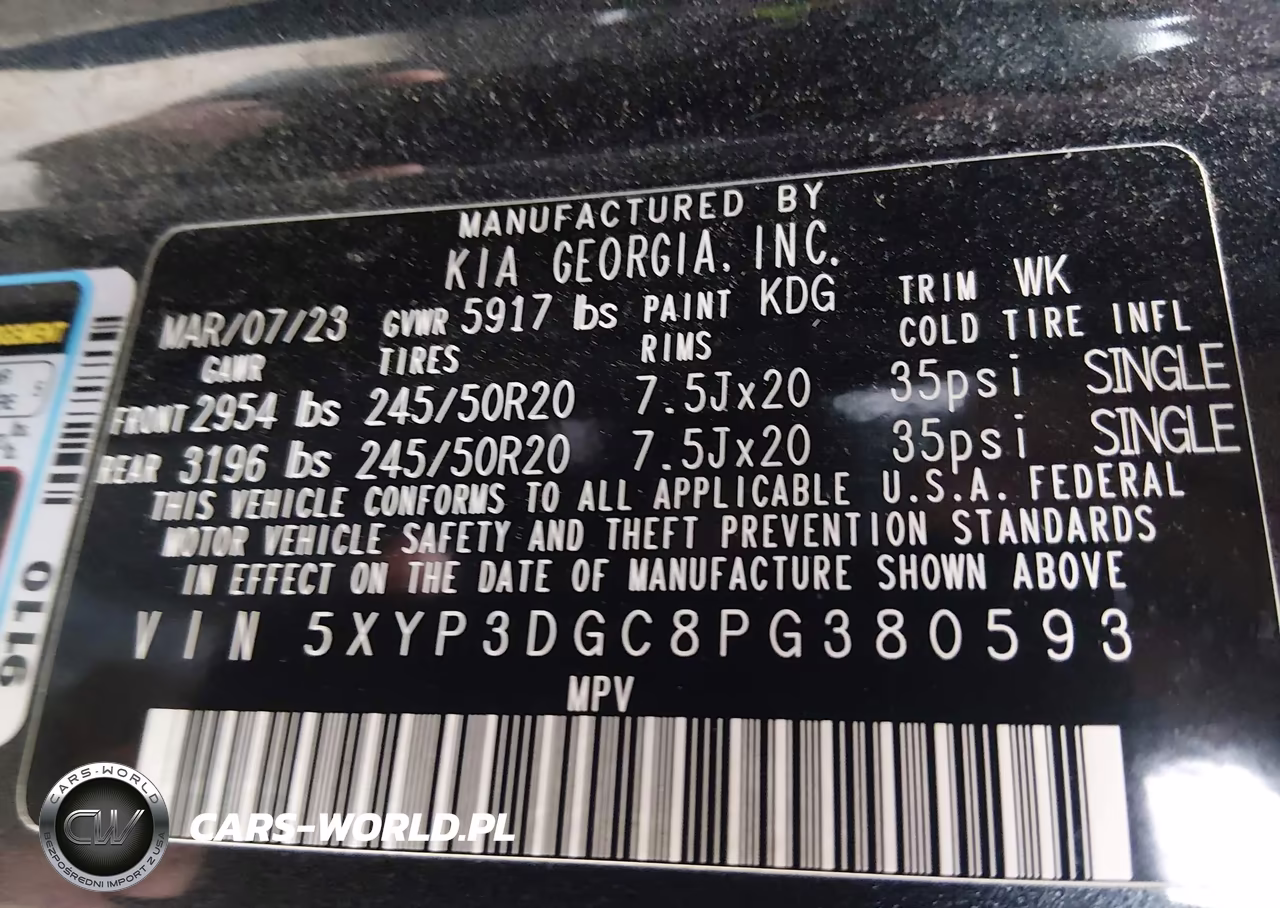 2023 Kia Telluride Ex X-Line VIN:5XYP3DGC8PG380593 - 9