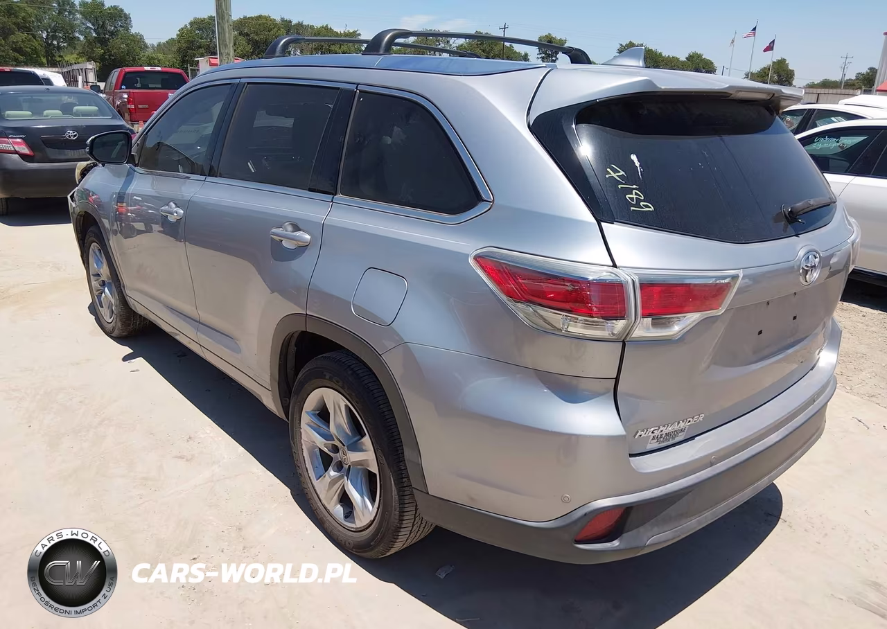 2015 Toyota Highlander Limited V6 VIN:5TDYKRFH9FS117189 - 3