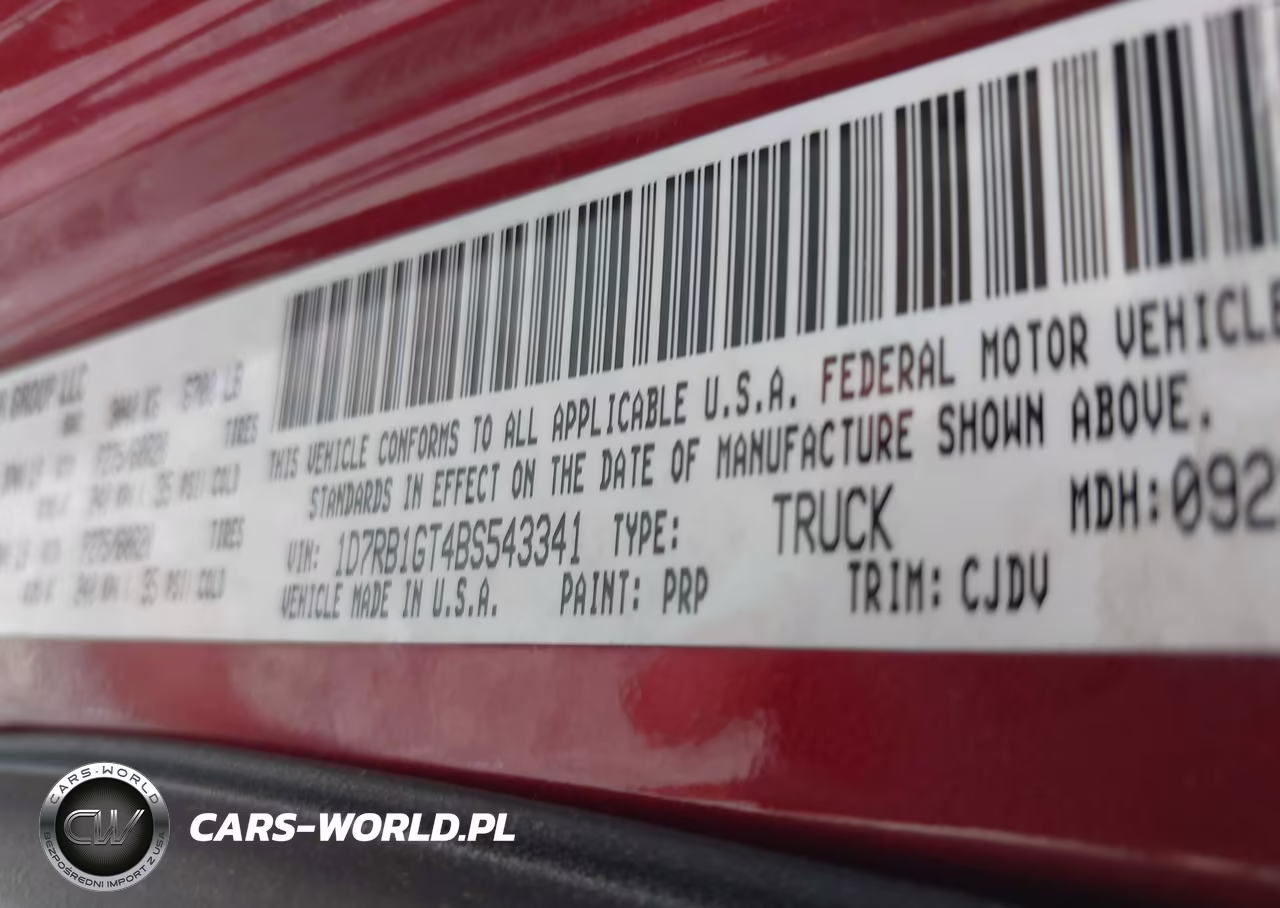 2011 Ram Ram 1500 Sport VIN:1D7RB1GT4BS543341 - 9