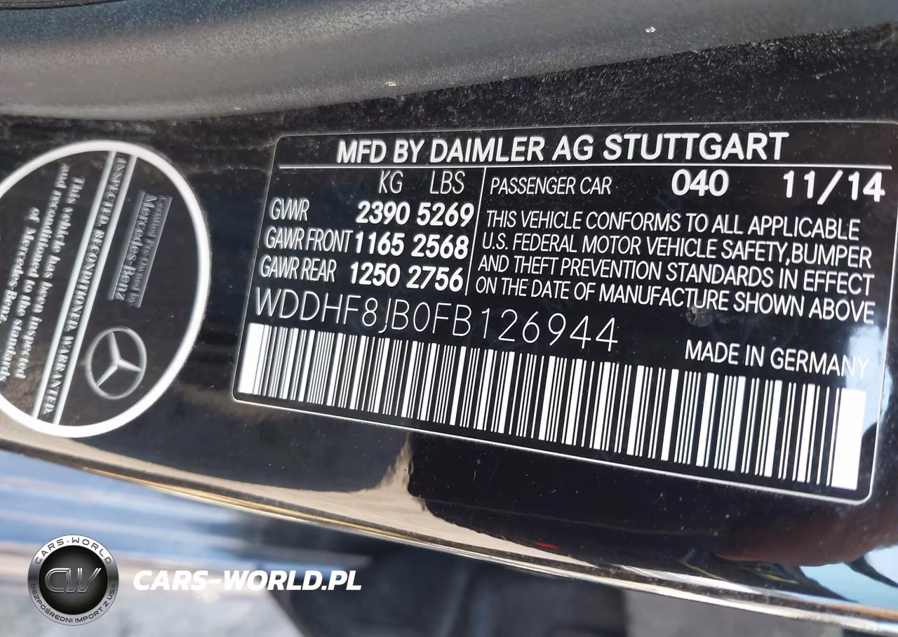 2015 Mercedes-Benz E 350 4Matic VIN:WDDHF8JB0FB126944 - 9