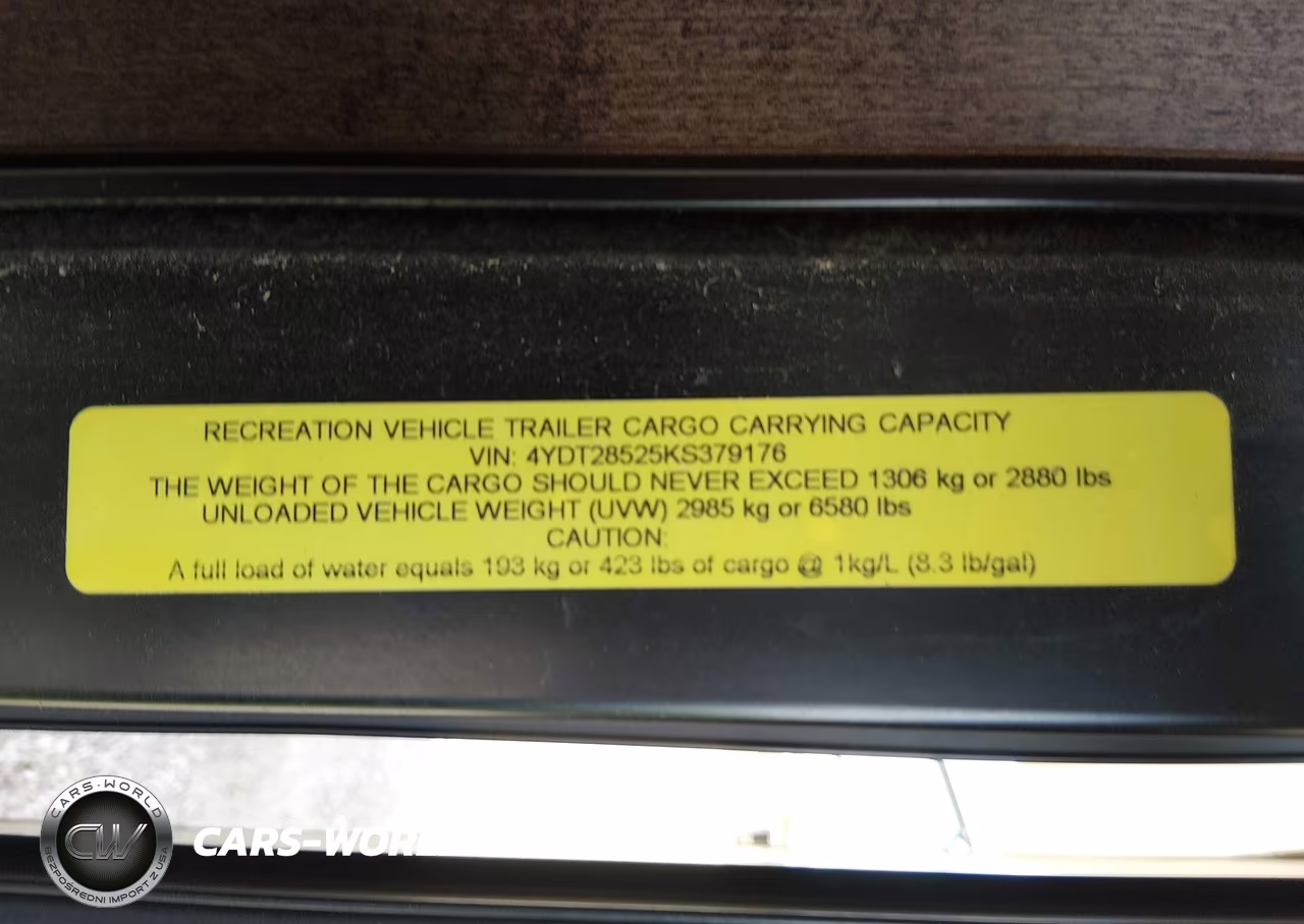 2019 Crossroads Travel Trailer VIN:4YDT28525KS379176 - 9
