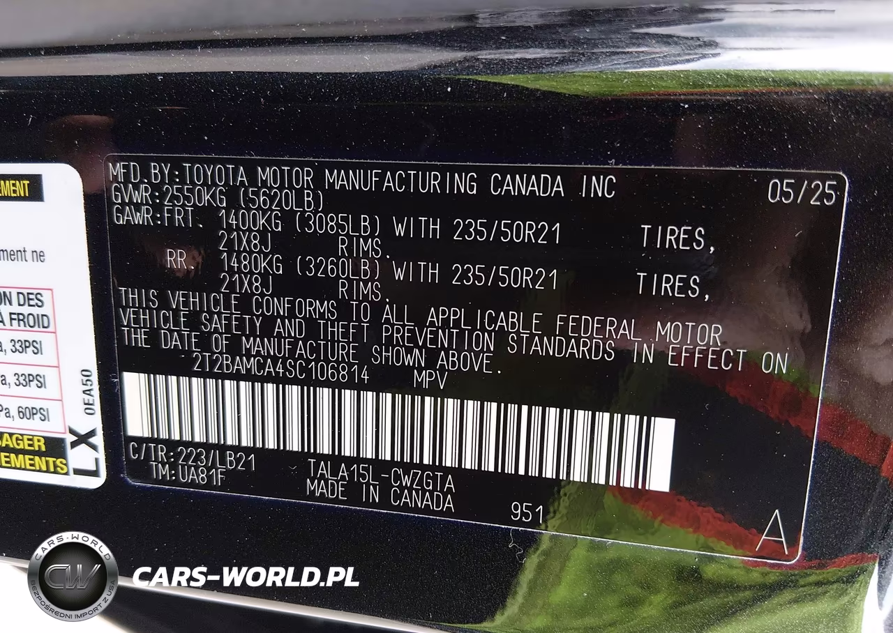 2025 Lexus Rx 350 Premium Plus VIN:2T2BAMCA4SC106814 - 9