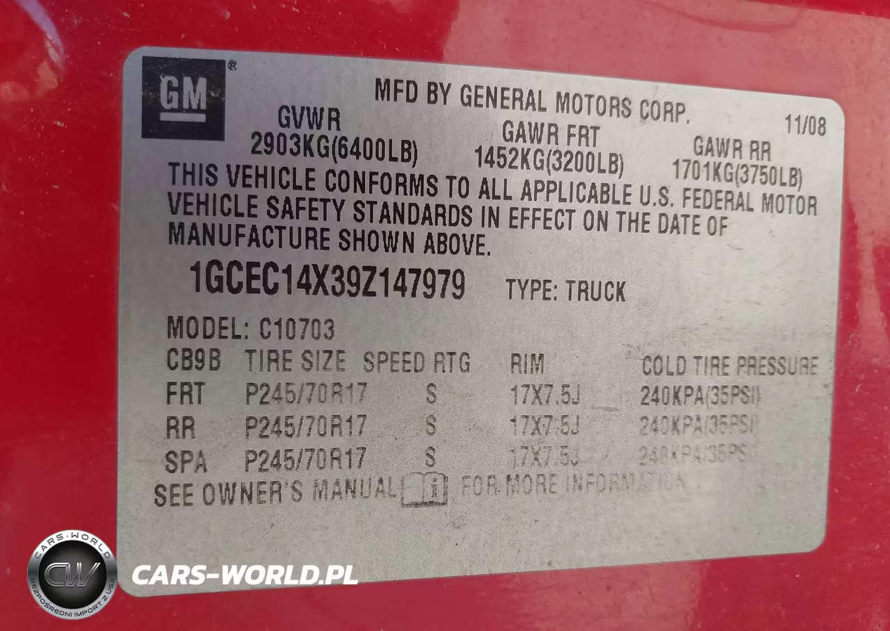 2009 Chevrolet Silverado 1500 Work Truck VIN:1GCEC14X39Z147979 - 9