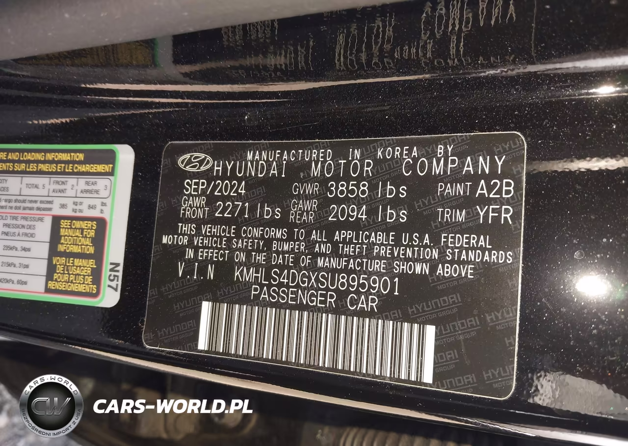 2025 Hyundai Elantra Sel Convenience VIN:KMHLS4DGXSU895901 - 9