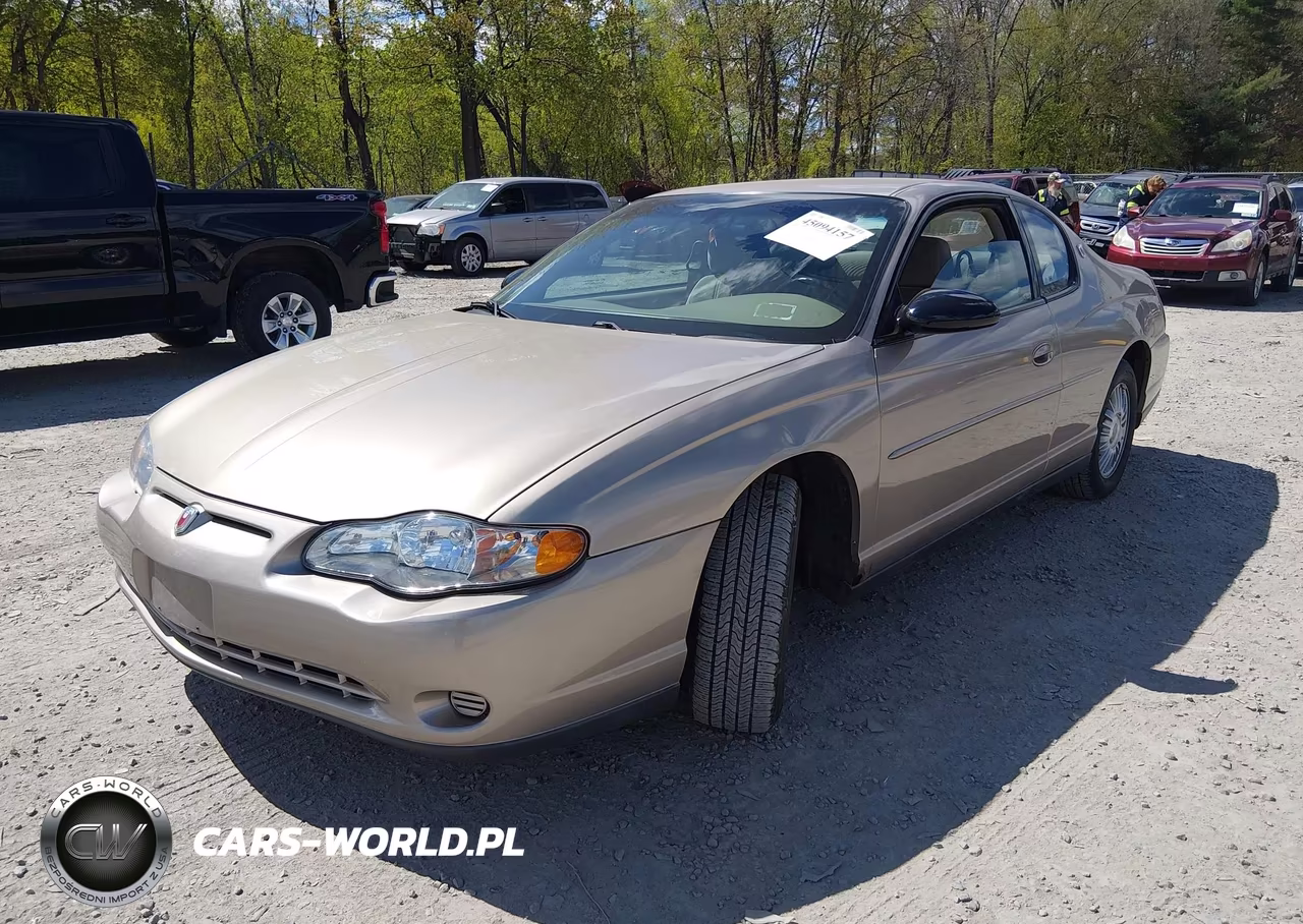 2001 Chevrolet Monte Carlo Ls VIN:2G1WW12E819374363 - 2