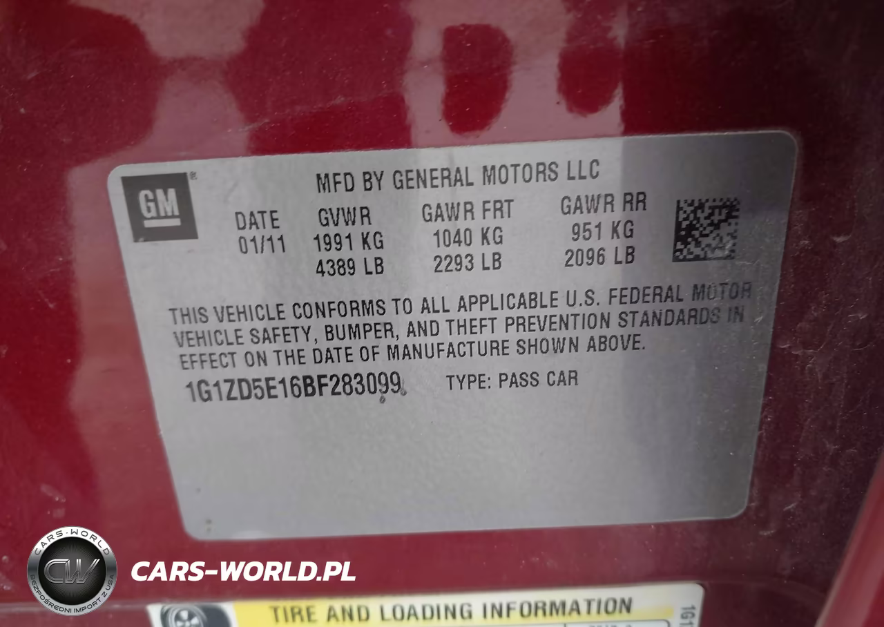 2011 Chevrolet Malibu 2Lt VIN:1G1ZD5E16BF283099 - 9