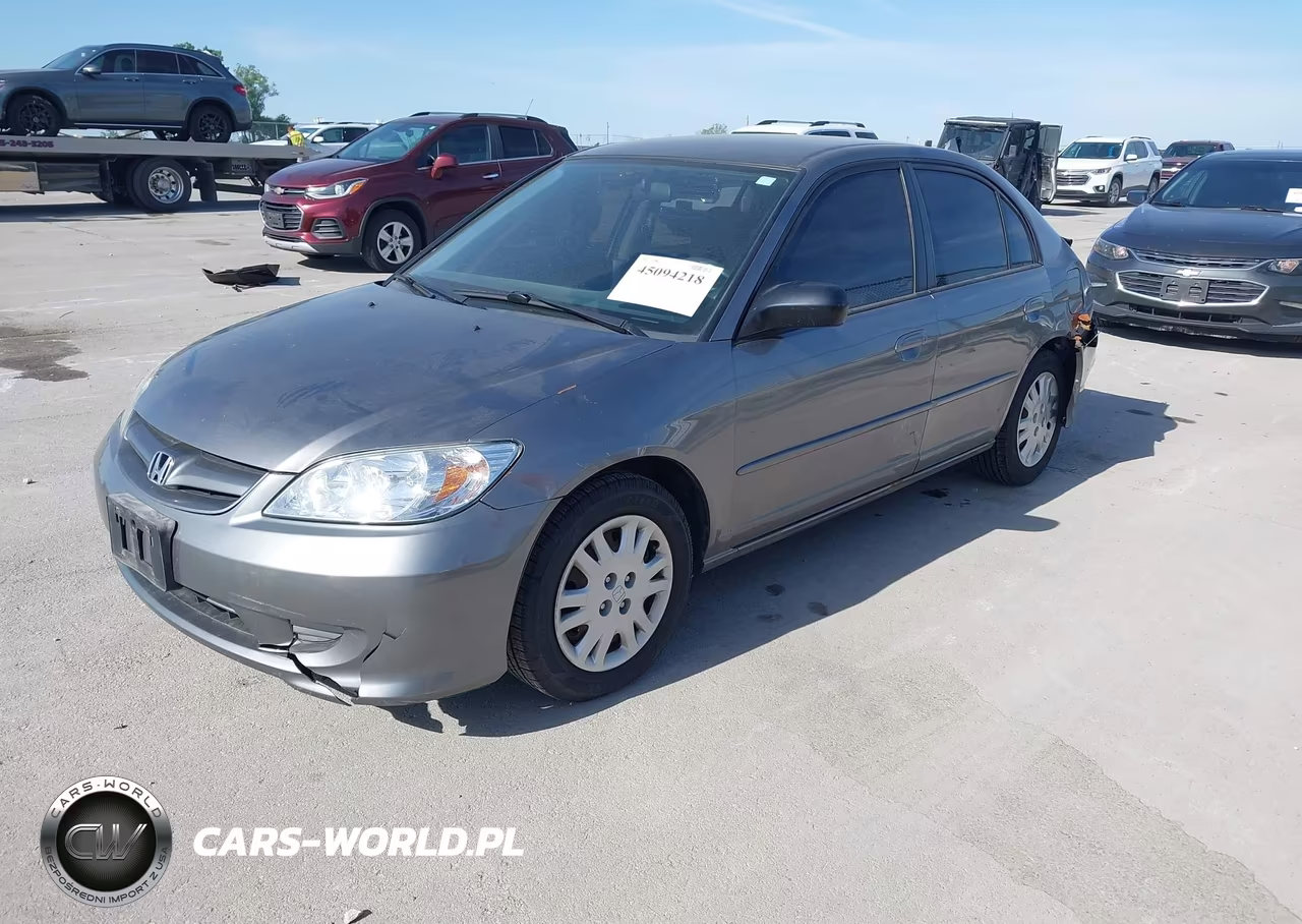 2005 Honda Civic Lx VIN:2HGES16555H501348 - 2