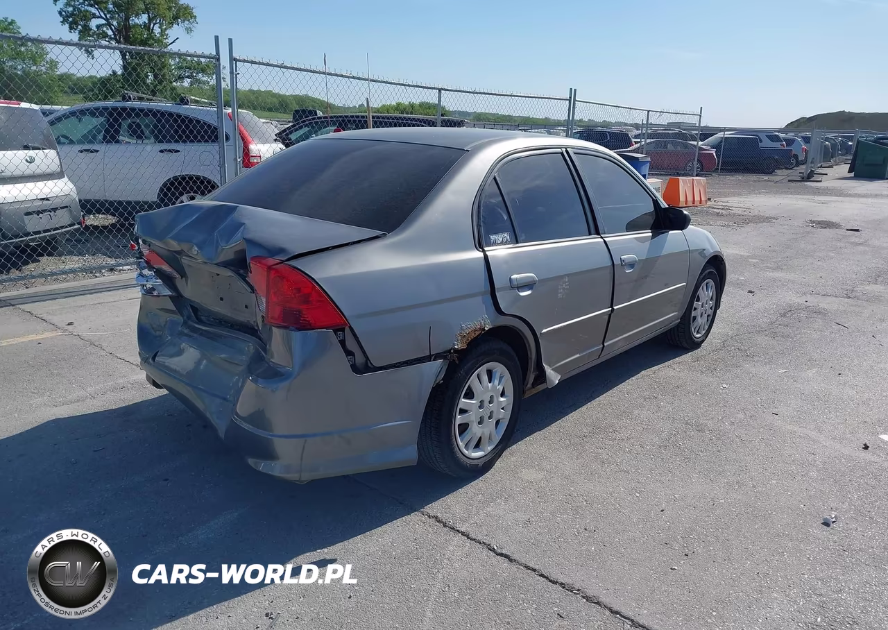 2005 Honda Civic Lx VIN:2HGES16555H501348 - 4
