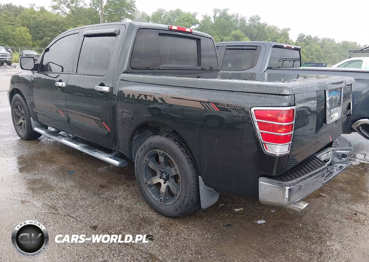 2008 Nissan Titan Se VIN:1N6BA07DX8N358569 - 3
