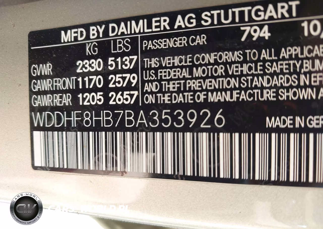 2011 Mercedes-Benz E 350 4Matic VIN:WDDHF8HB7BA353926 - 9