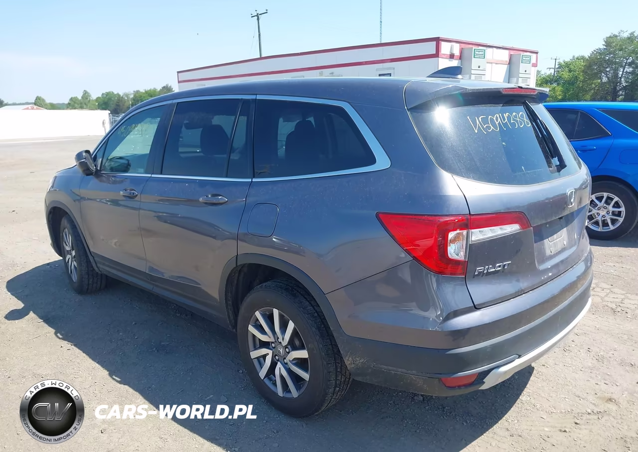 2022 Honda Pilot Awd Ex-L VIN:5FNYF6H54NB023178 - 3