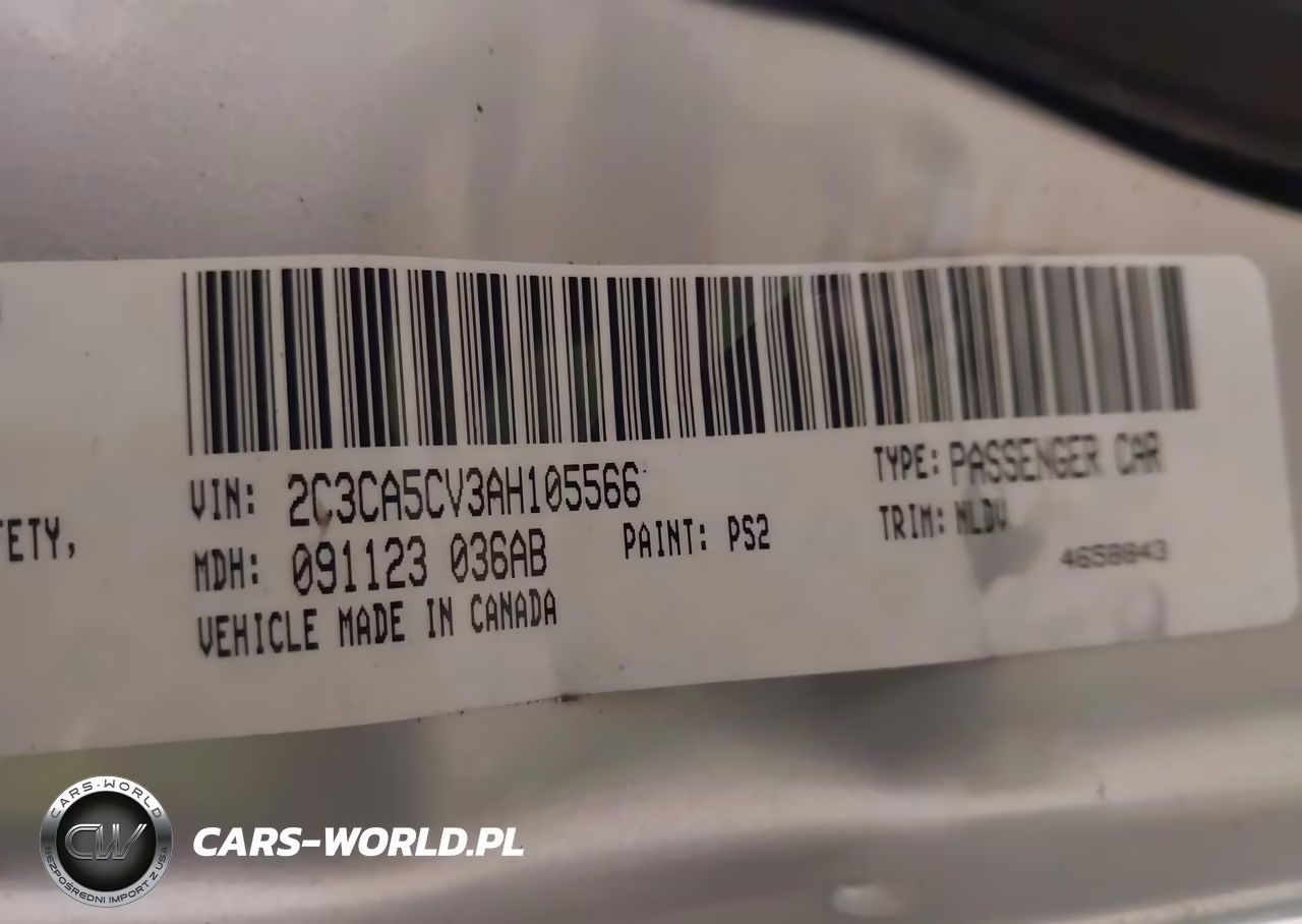 2010 Chrysler 300 Touring-Signature Series-Executive Series VIN:2C3CA5CV3AH105566 - 9