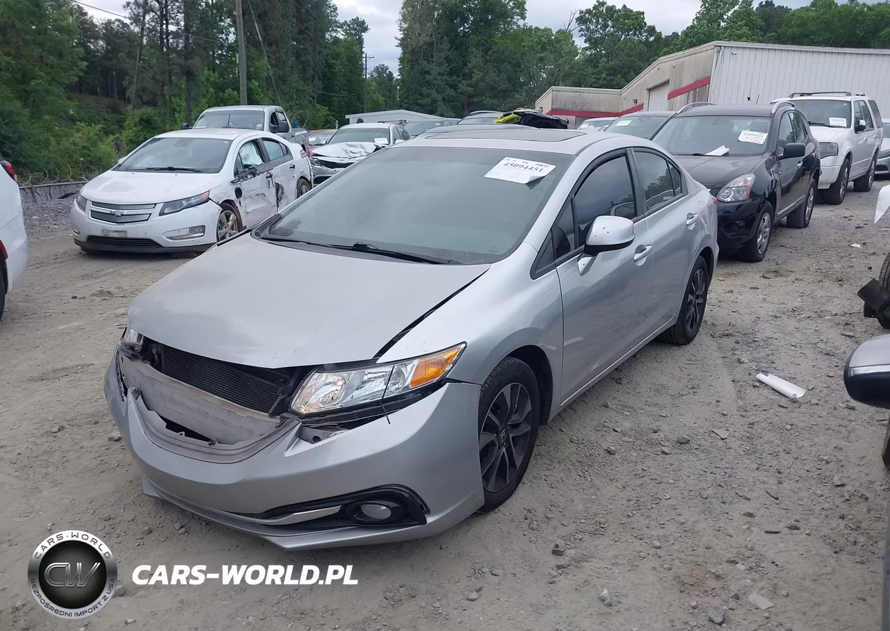 2013 Honda Civic Ex-L VIN:19XFB2F98DE021147 - 2