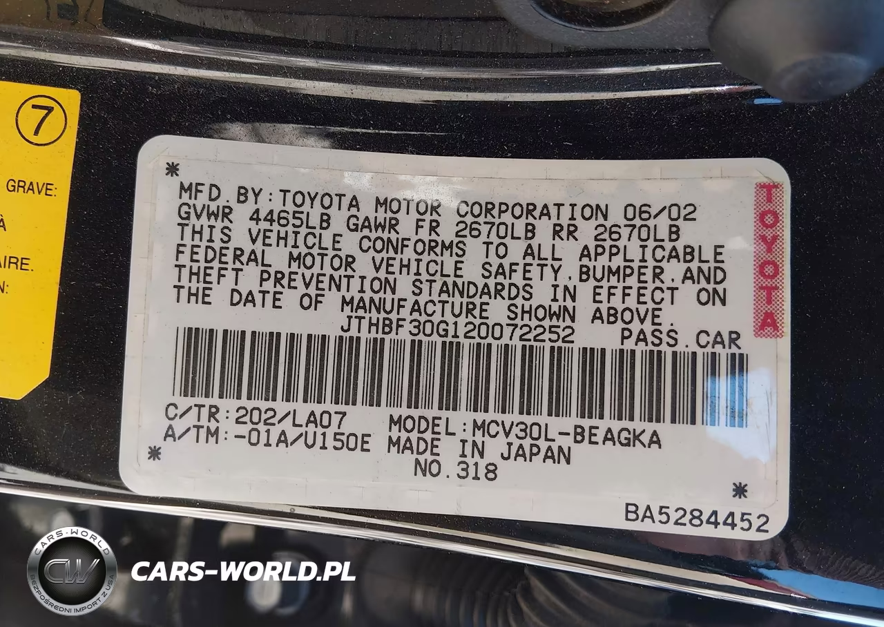 2002 Lexus Es 300 VIN:JTHBF30G120072252 - 9