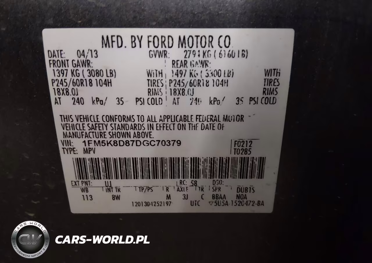 2013 Ford Explorer Xlt VIN:1FM5K8D87DGC70379 - 9