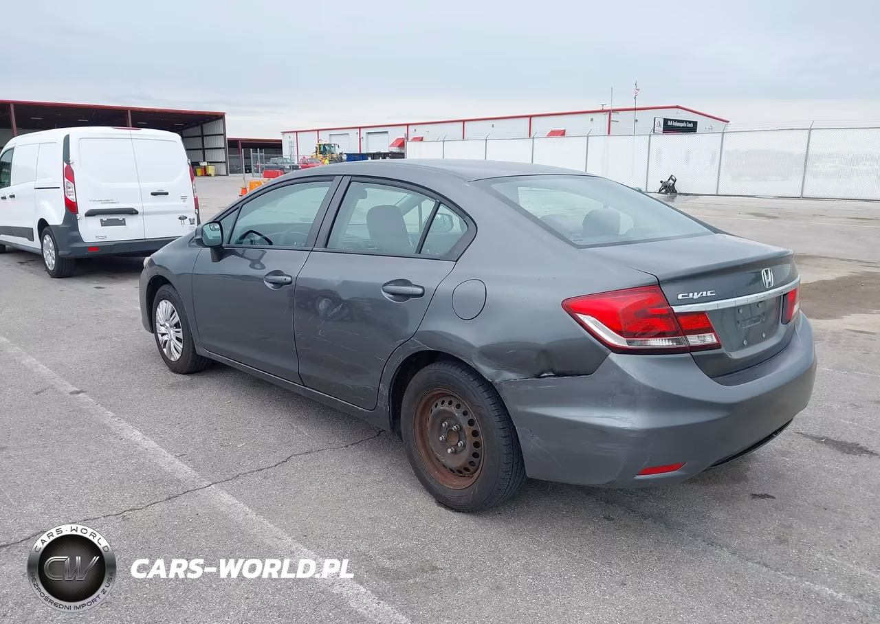 2013 Honda Civic Lx VIN:2HGFB2F57DH523263 - 3