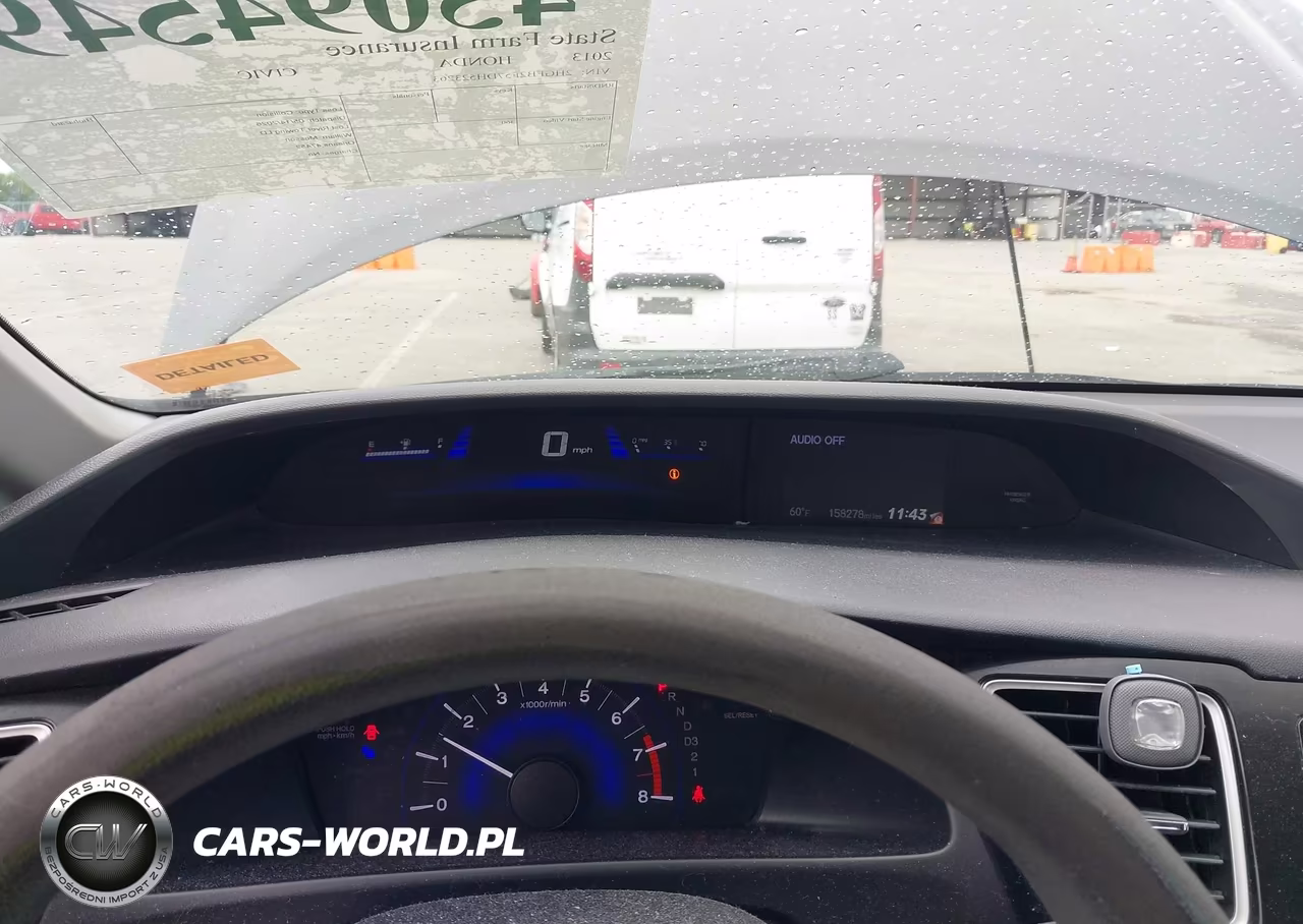 2013 Honda Civic Lx VIN:2HGFB2F57DH523263 - 7