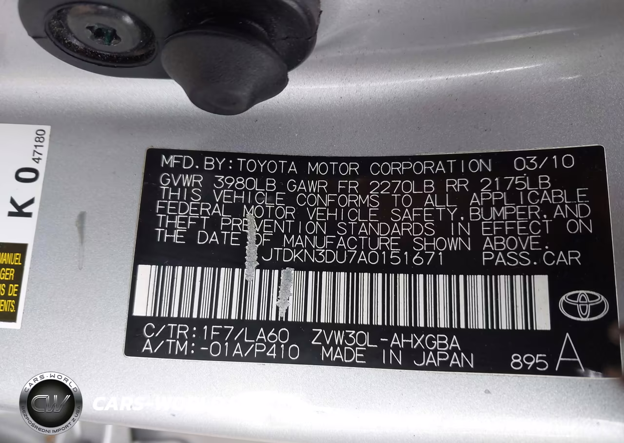 2010 Toyota Prius V VIN:JTDKN3DU7A0151671 - 9
