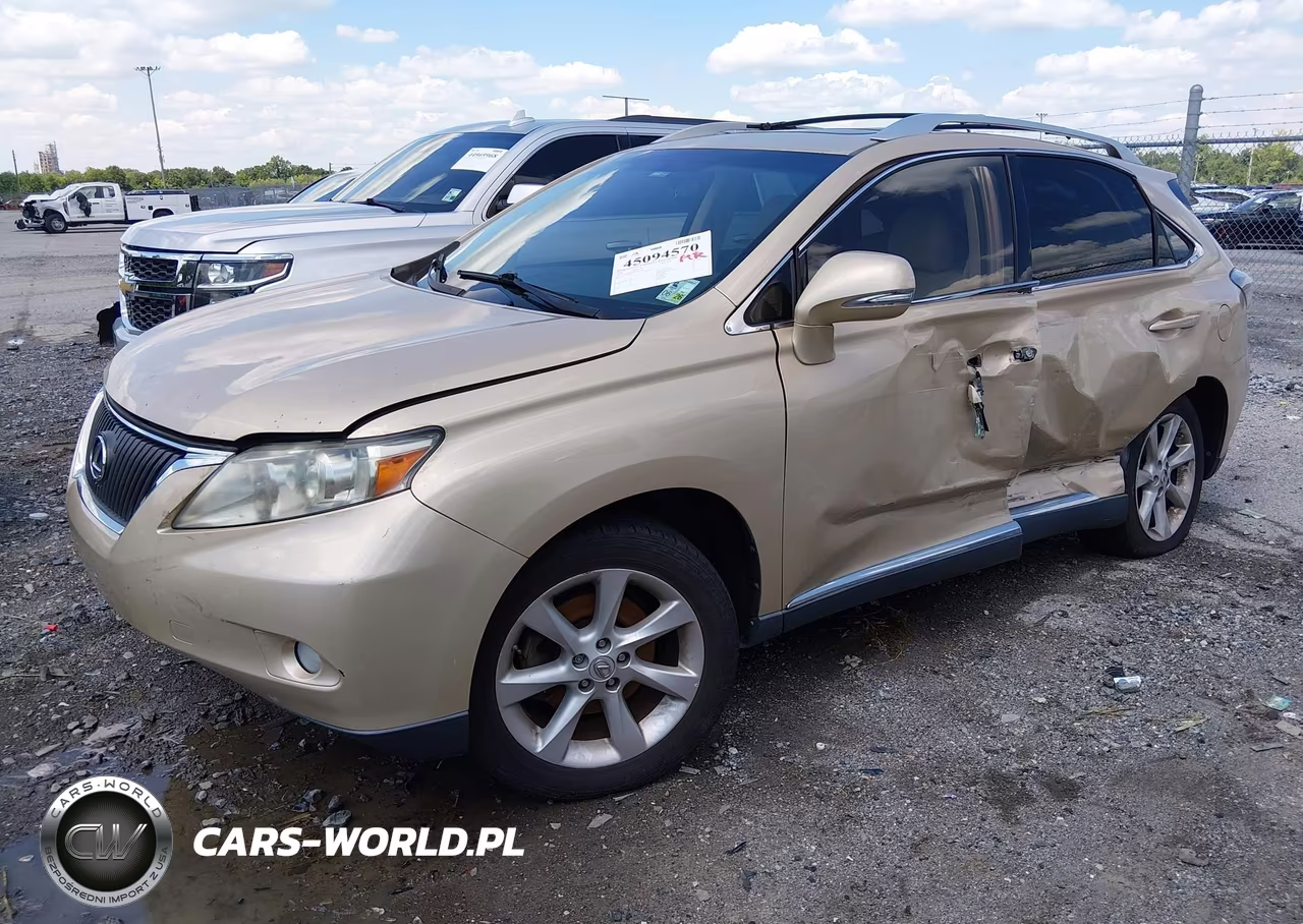 2010 Lexus Rx 350 VIN:2T2BK1BA6AC047390 - 2