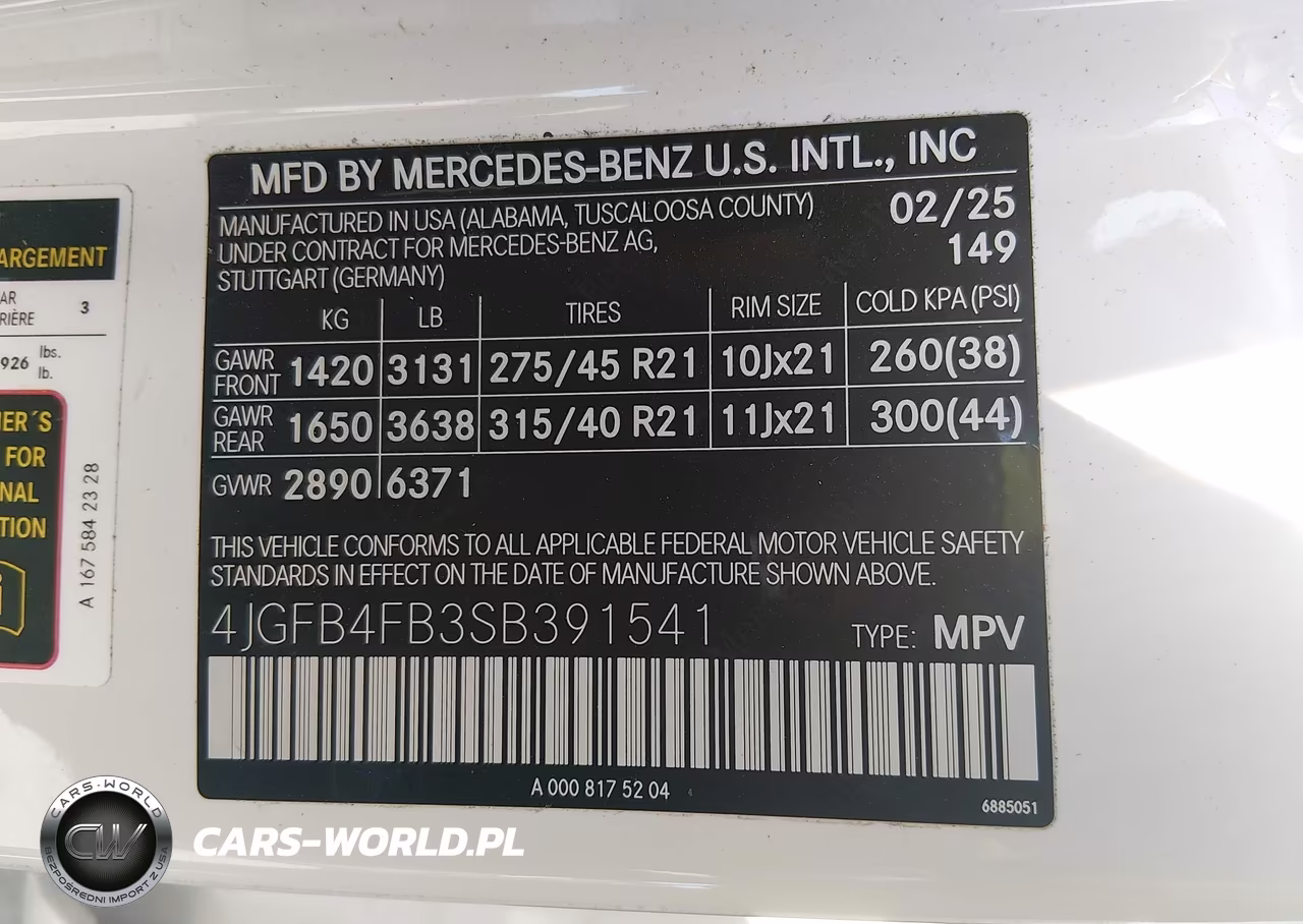2025 Mercedes-Benz Gle 350 4Matic VIN:4JGFB4FB3SB391541 - 9