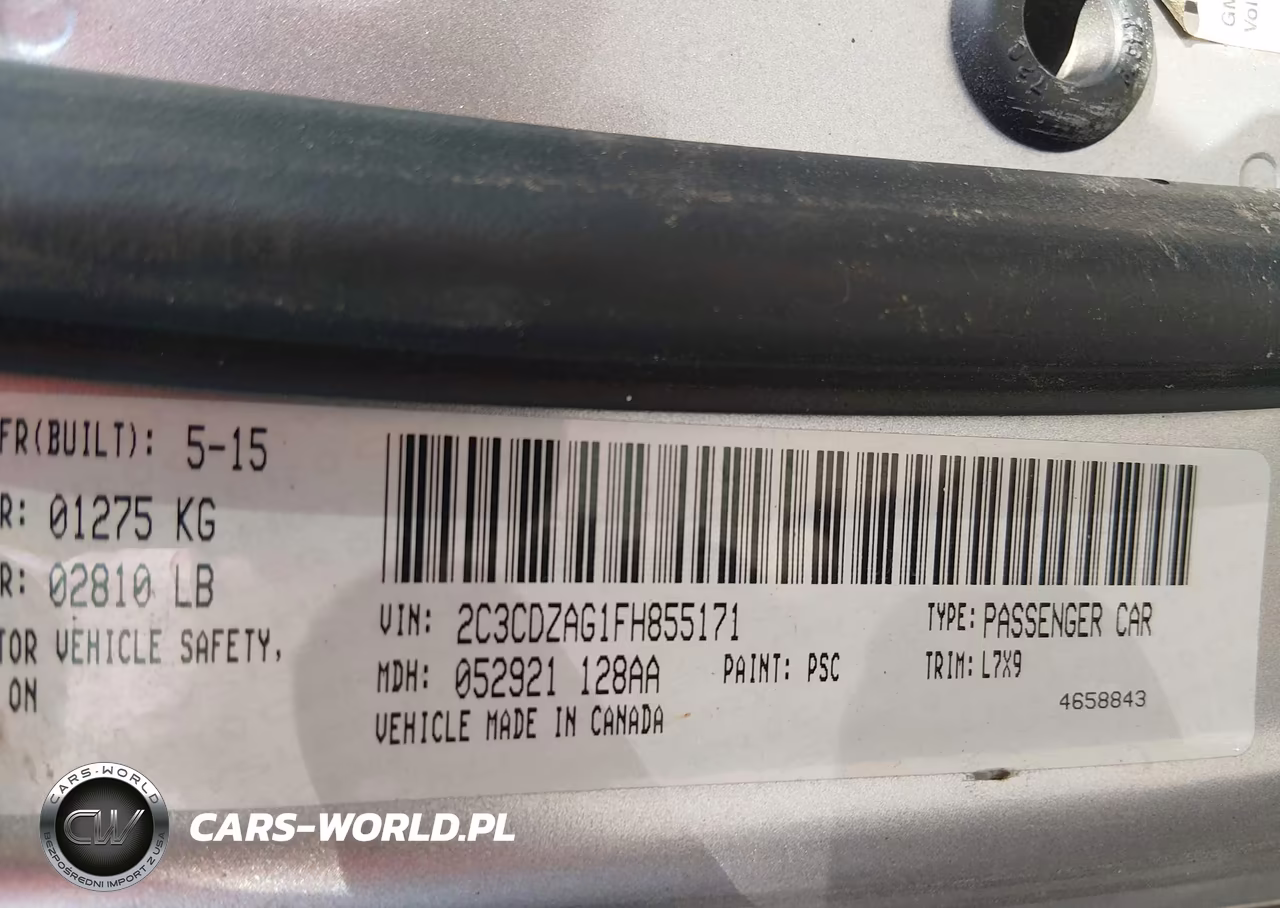 2015 Dodge Challenger Sxt VIN:2C3CDZAG1FH855171 - 9