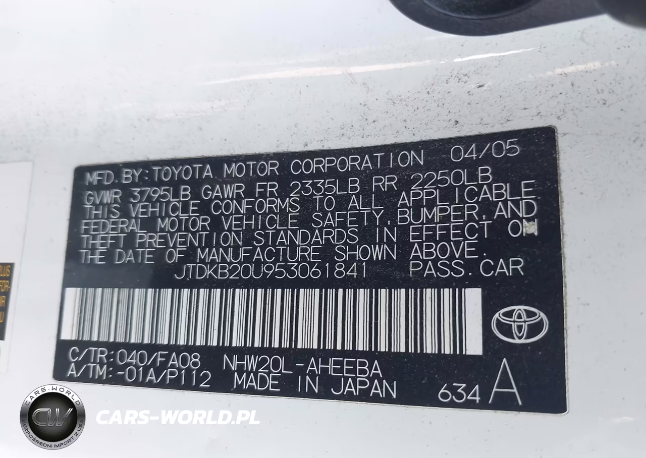 2005 Toyota Prius VIN:JTDKB20U953061841 - 9