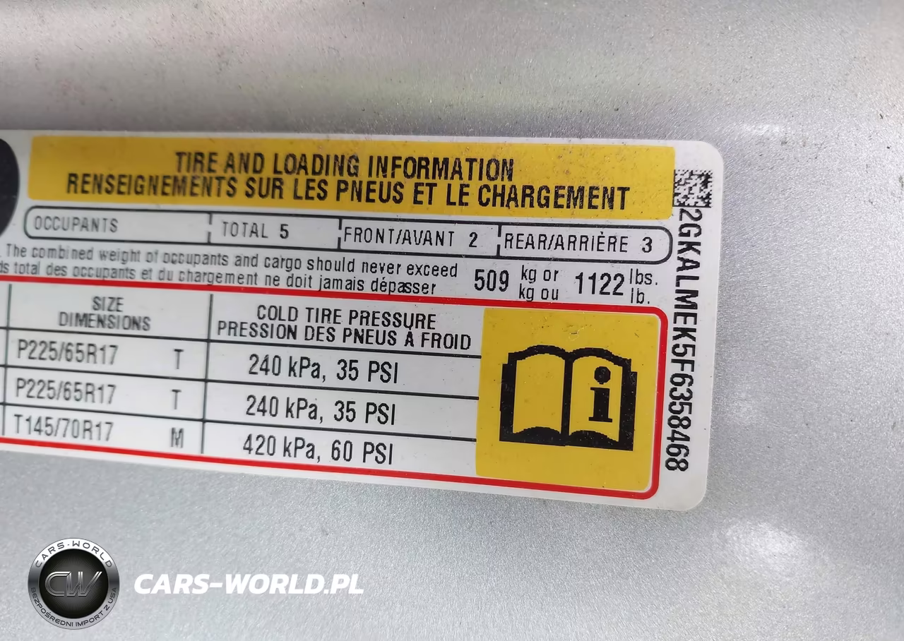 2015 GMC Terrain Sle-1 VIN:2GKALMEK5F6358468 - 9