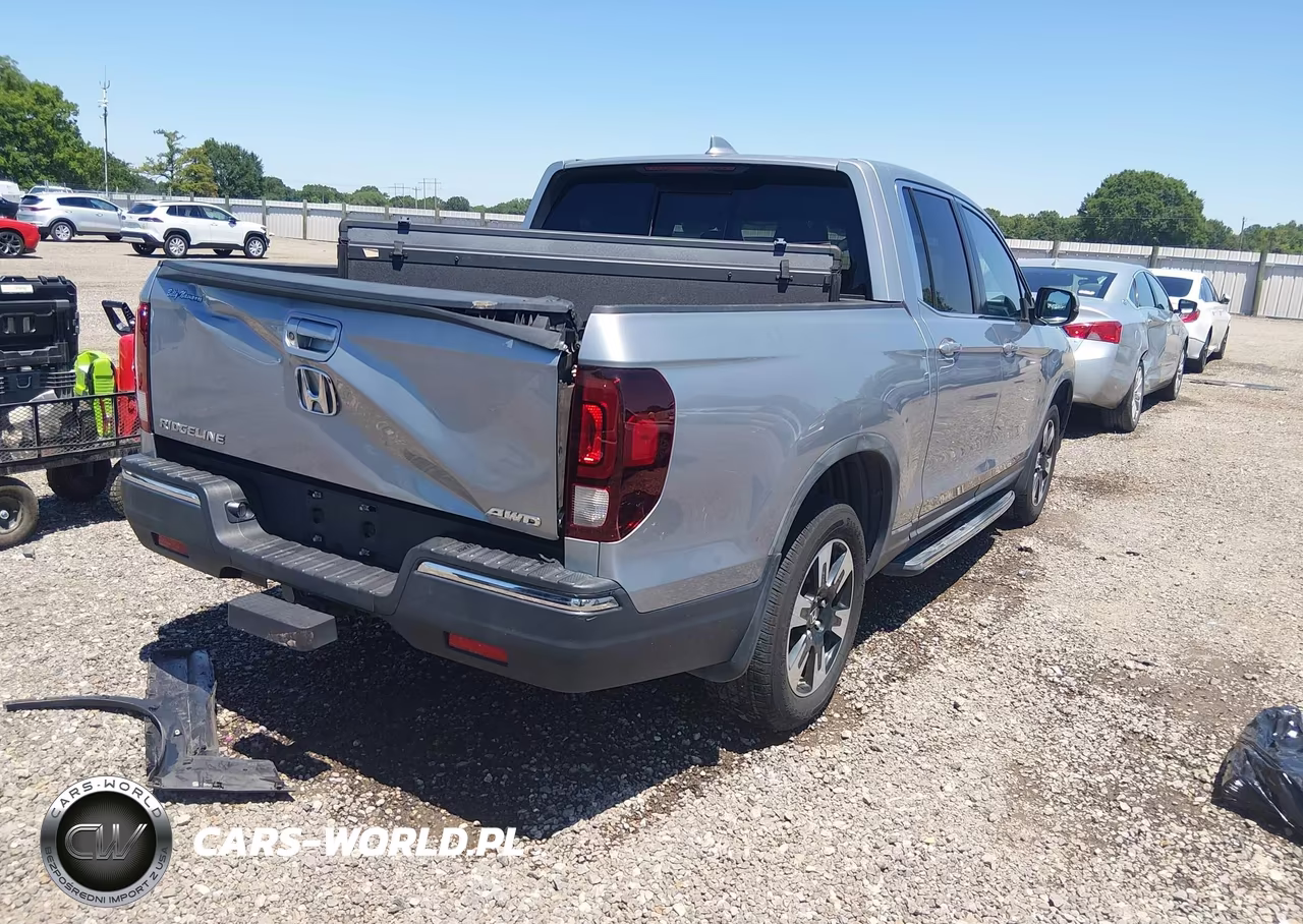 2020 Honda Ridgeline Awd Rtl VIN:5FPYK3F59LB016132 - 4