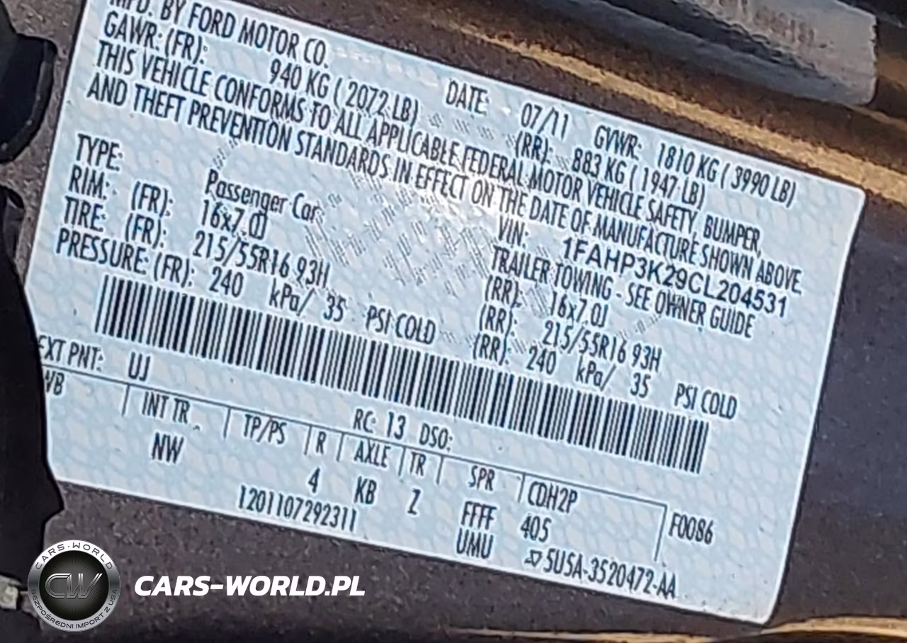 2012 Ford Focus Se VIN:1FAHP3K29CL204531 - 9