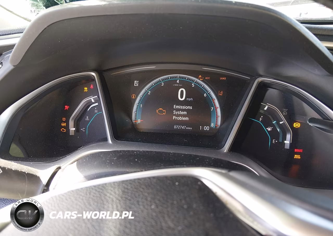 2019 Honda Civic Ex VIN:19XFC1F34KE016494 - 7