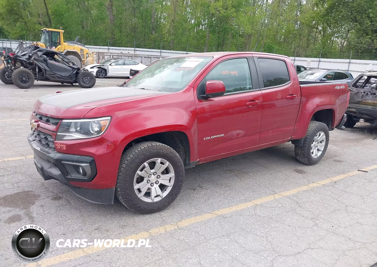 2021 Chevrolet Colorado Lt VIN:1GCGTCEN0M1133384 - 2