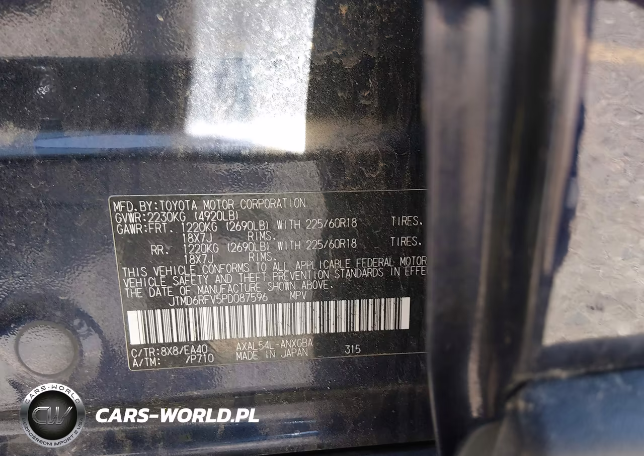 2023 Toyota Rav4 Hybrid Limited VIN:JTMD6RFV5PD087596 - 9