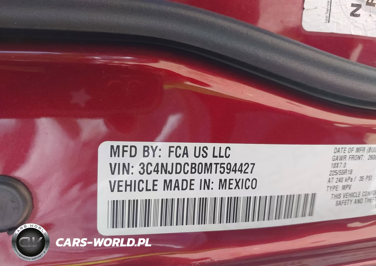 2021 Jeep Compass Limited 4X4 VIN:3C4NJDCB0MT594427 - 9