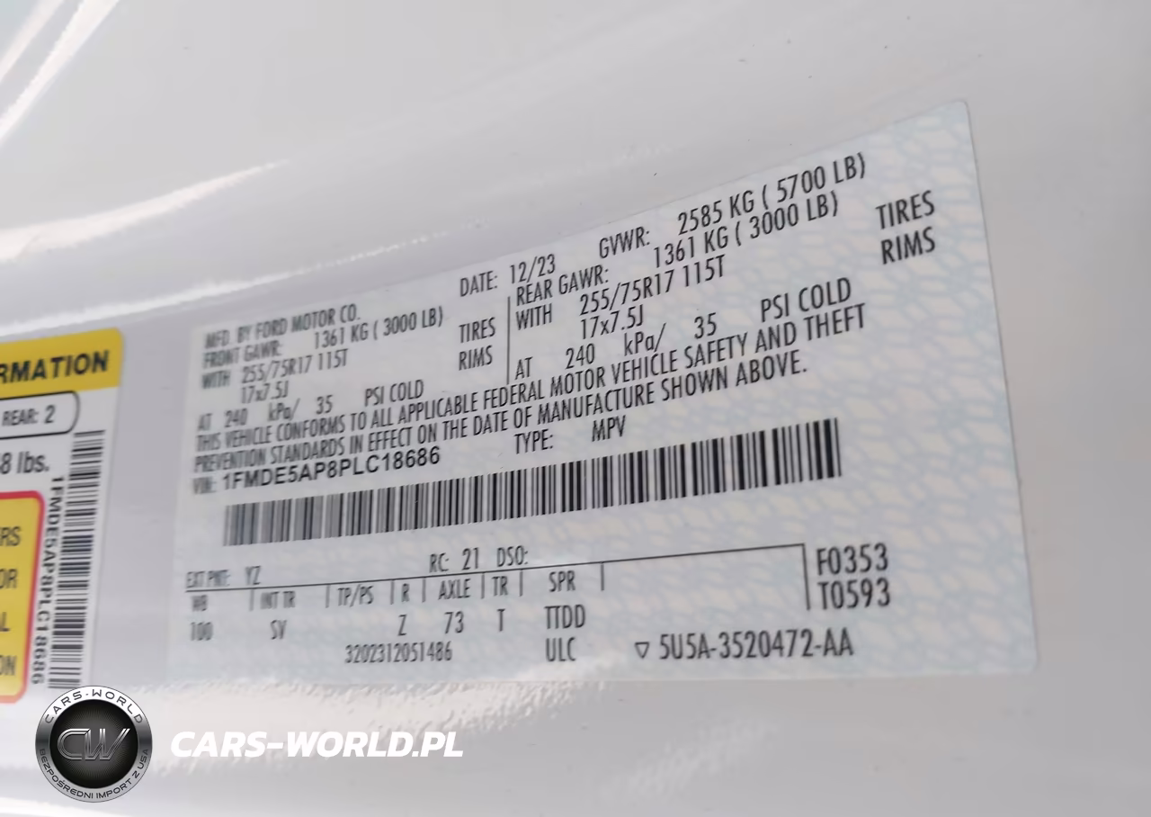 2023 Ford Bronco Big Bend VIN:1FMDE5AP8PLC18686 - 9