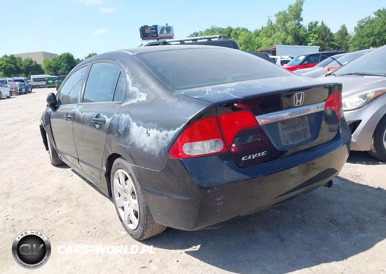 2010 Honda Civic Lx VIN:2HGFA1F57AH584489 - 3