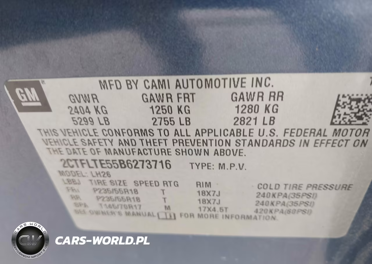 2011 GMC Terrain Sle-2 VIN:2CTFLTE55B6273716 - 9