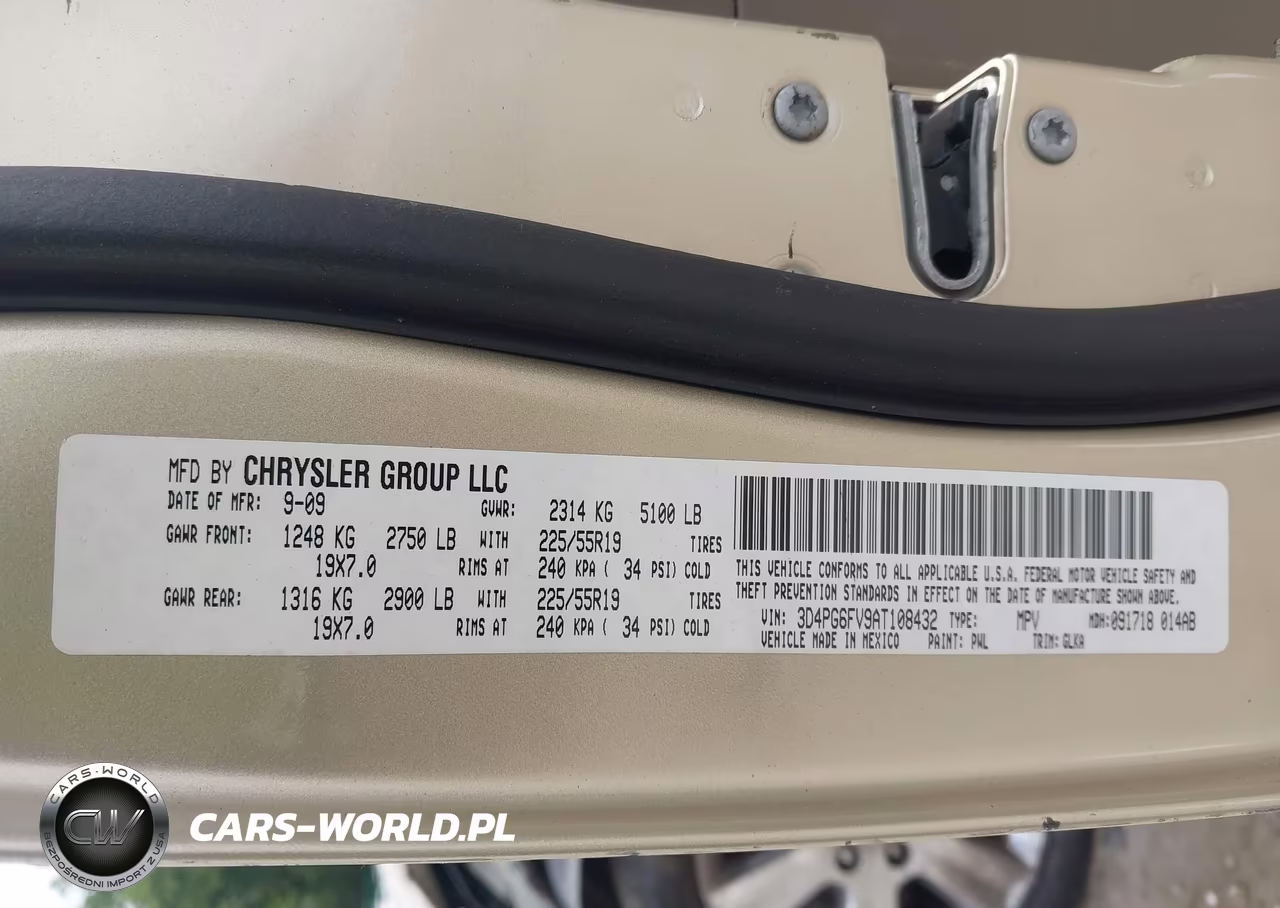 2010 Dodge Journey R-T VIN:3D4PG6FV9AT108432 - 9